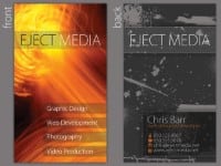 Eject Media - Graphic & Print Design - Business Card v2
